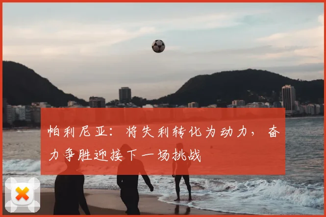 帕利尼亚：将失利转化为动力，奋力争胜迎接下一场挑战